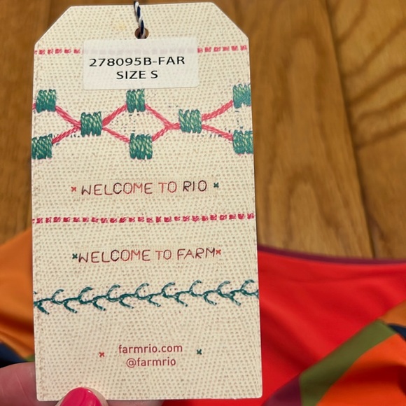 NWT Farm x Anthropologie Geometric High-Waisted Bikini Bottoms - Picture 7 of 11